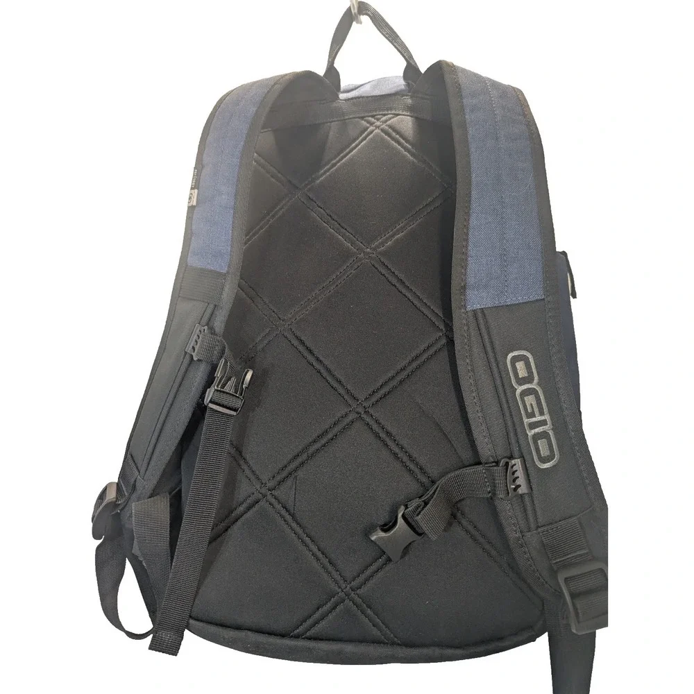 OGIO backpack Commuter XL Gray Ergonomic Padded embroidered multi pockets